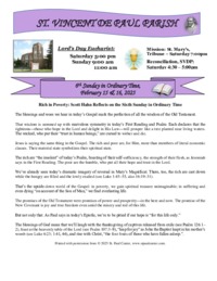 6th Sunday in Ordinary Time