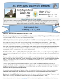 bulletin parish current