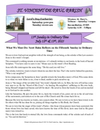15th Sunday in Ordinary Time